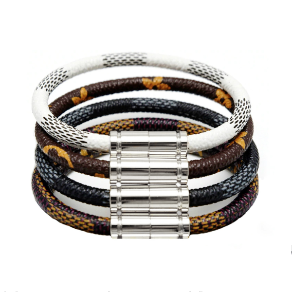 Louis Vuitton, Jewelry, Fashion Damier Azur Magnetic Bracelet