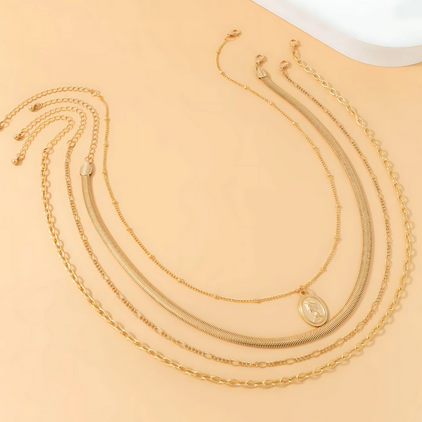 Beatrix Layered Necklace Set