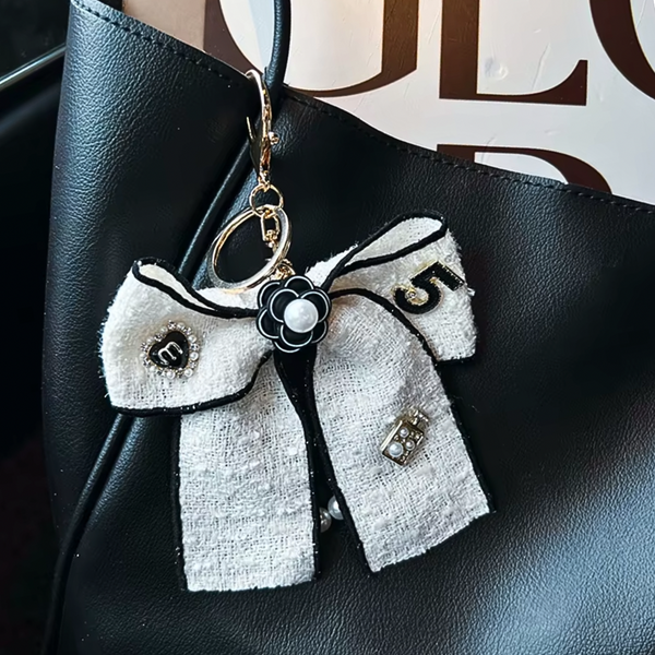 No. 5 Bow Bag Charm / Keychain