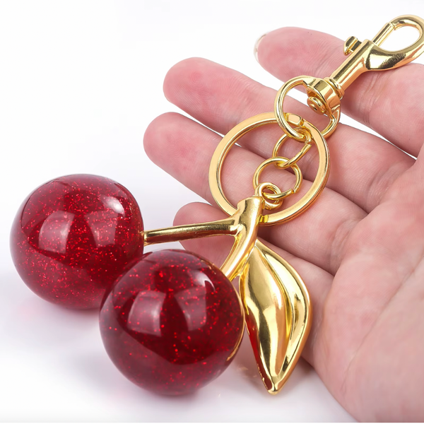 Cherry Bag Charm / Keychain