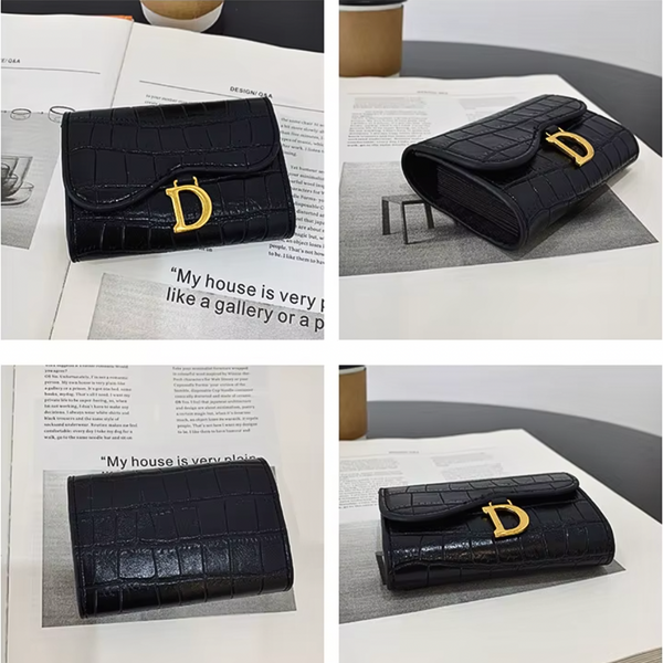 Dion Croc Trifold Wallet