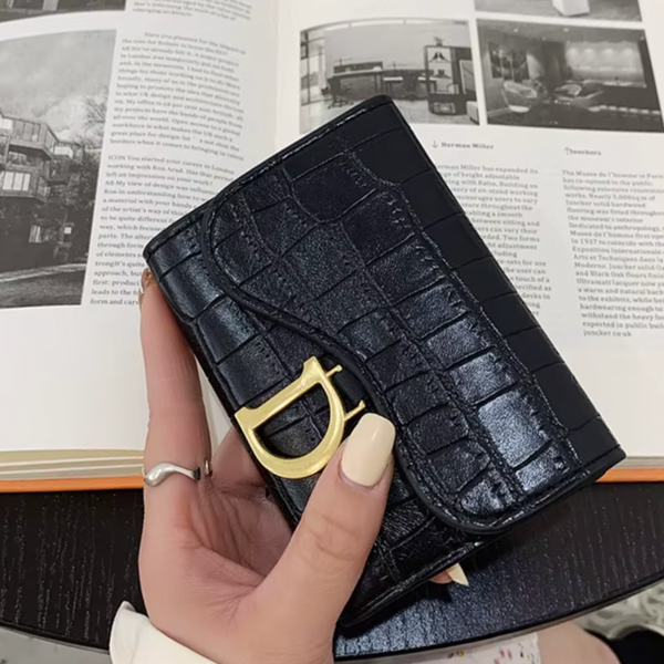 Dion Croc Trifold Wallet