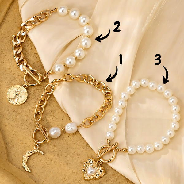 Juno Pearls Charm Bracelet Collection