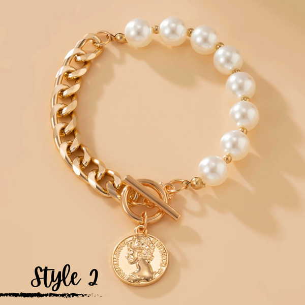 Juno Pearls Charm Bracelet Collection