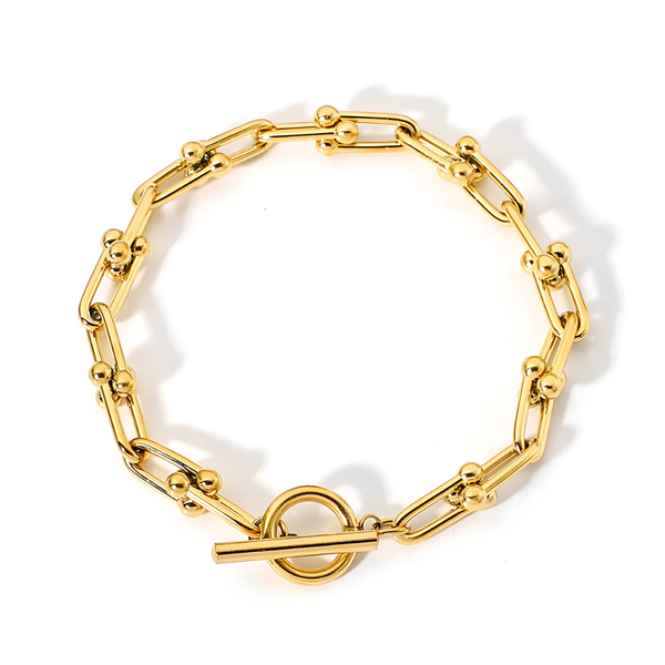 Steffany Toggle Bracelet - Stainless Steel