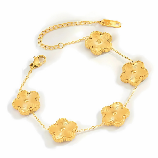 Clover Gold Bracelet - Stainless Steel