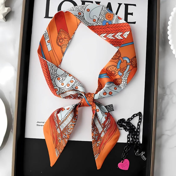 Skinny Scarf - Bag Charm, Bow, Neck Tie - Scarves Collection